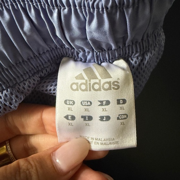 Adidas Blue Track Pants With Drawstring - Picture 3 of 6